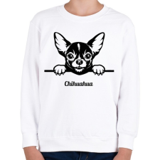 PRINTFASHION Chihuahua - Gyerek pulóver - Fehér gyerek pulóver, kardigán