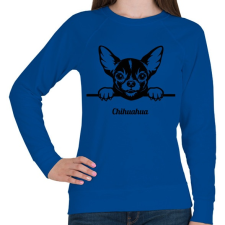 PRINTFASHION Chihuahua - Női pulóver - Királykék női pulóver, kardigán