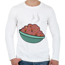 PRINTFASHION Chilis bab - Férfi hosszú ujjú póló - Fehér férfi póló