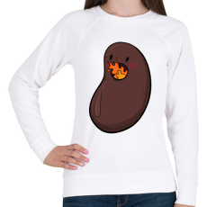 PRINTFASHION Chilis bab - Női pulóver - Fehér