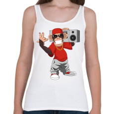 PRINTFASHION Chimpanzee - Női atléta - Fehér