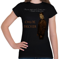 PRINTFASHION chloe decker - Női póló - Fekete