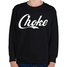 PRINTFASHION Choke - Gyerek pulóver - Fekete gyerek pulóver, kardigán