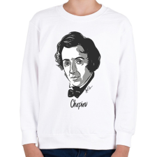 PRINTFASHION Chopin - Gyerek pulóver - Fehér gyerek pulóver, kardigán