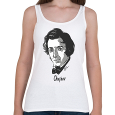 PRINTFASHION Chopin - Női atléta - Fehér