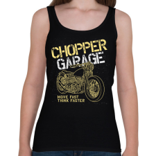 PRINTFASHION chopper - Női atléta - Fekete női trikó