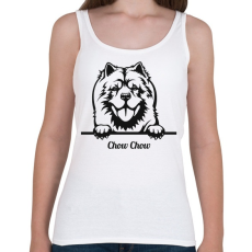 PRINTFASHION Chow-Chow - Női atléta - Fehér
