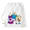 PRINTFASHION Chowder,Finn és Nyomi - Sportzsák, Tornazsák - Fehér