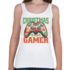 PRINTFASHION christmas gamer, karácsonyi játékos - Női atléta - Fehér