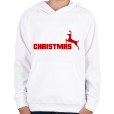PRINTFASHION CHRISTMAS - Gyerek kapucnis pulóver - Fehér