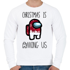PRINTFASHION Christmas is Among Us - Férfi pulóver - Fehér
