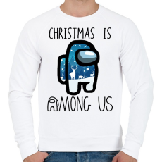PRINTFASHION Christmas is Among Us - Férfi pulóver - Fehér