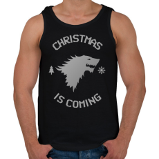 PRINTFASHION CHRISTMAS IS COMING - Férfi atléta - Fekete