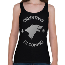 PRINTFASHION CHRISTMAS IS COMING - Női atléta - Fekete