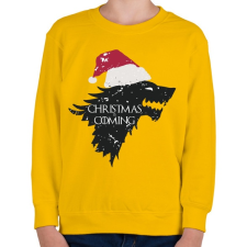 PRINTFASHION Christmas is coming - Trónok harca - fehér - Gyerek pulóver - Sárga gyerek pulóver, kardigán