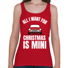 PRINTFASHION CHRISTMAS MINI - Női atléta - Cseresznyepiros női trikó