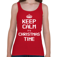 PRINTFASHION CHRISTMAS TIME - Női atléta - Cseresznyepiros