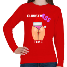 PRINTFASHION ChristmASS 2 - Női pulóver - Piros női pulóver, kardigán