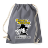 PRINTFASHION Chuck Norris nem lélegzik, fogva tartja a levegőt! - Sportzsák, Tornazsák - Grafitszürke