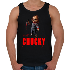 PRINTFASHION CHUCKY - Férfi atléta - Fekete