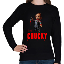 PRINTFASHION CHUCKY - Női pulóver - Fekete női pulóver, kardigán