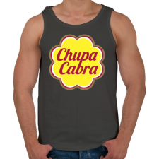 PRINTFASHION Chupacabra - Férfi atléta - Sötétszürke atléta, trikó