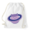 PRINTFASHION Cica bolygó - Sportzsák, Tornazsák - Fehér