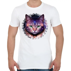 PRINTFASHION Cica - Férfi póló - Fehér