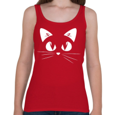 PRINTFASHION Cica - Női atléta - Cseresznyepiros női trikó