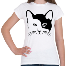 PRINTFASHION Cica - Női póló - Fehér női póló