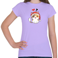 PRINTFASHION Cica - szeretsz ? - Női póló - Viola