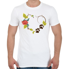 PRINTFASHION Cicalábnyom - Férfi póló - Fehér férfi póló