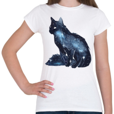 PRINTFASHION Cicás csillagkép - Női póló - Fehér