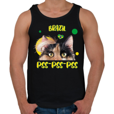 PRINTFASHION Cicc-cicc - Brazil - Férfi atléta - Fekete