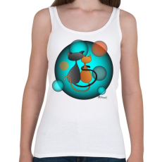 PRINTFASHION Ciclove - Női atléta - Fehér