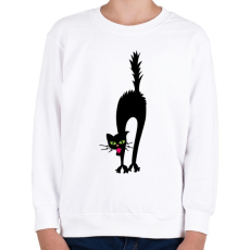 PRINTFASHION Cicmic megijedt - Gyerek pulóver - Fehér