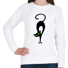 PRINTFASHION Cicmic örül - Női pulóver - Fehér női pulóver, kardigán