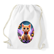 PRINTFASHION Cicus - Sportzsák, Tornazsák - Fehér tornazsák