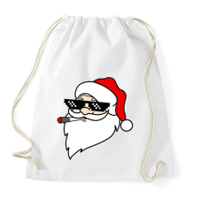 PRINTFASHION Cigiző mikulás - Sportzsák, Tornazsák - Fehér tornazsák