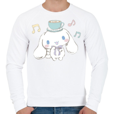 PRINTFASHION Cinnamonroll Sanrio - Férfi pulóver - Fehér férfi pulóver, kardigán