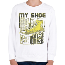 PRINTFASHION cipő - Gyerek pulóver - Fehér gyerek pulóver, kardigán