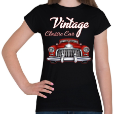 PRINTFASHION Classic car  - Női póló - Fekete női póló