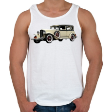 PRINTFASHION Classic - Férfi atléta - Fehér