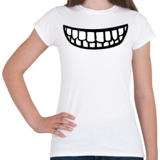 PRINTFASHION Clipart Smile - Női póló - Fehér női póló