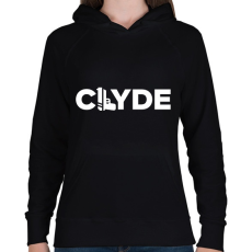 PRINTFASHION Clyde páros póló - Női kapucnis pulóver - Fekete
