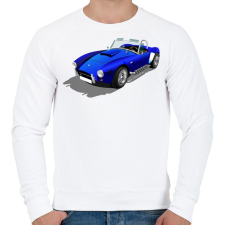 PRINTFASHION Cobra - Férfi pulóver - Fehér férfi pulóver, kardigán