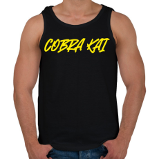PRINTFASHION COBRA KAI 1 - Férfi atléta - Fekete