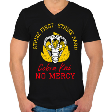 PRINTFASHION COBRA KAI 3 - Férfi V-nyakú póló - Fekete
