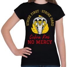 PRINTFASHION COBRA KAI 3 - Női póló - Fekete