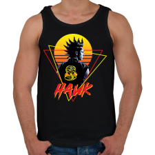 PRINTFASHION Cobra Kai - Hawk - Férfi atléta - Fekete atléta, trikó
